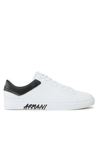 Armani Exchange Sneakersy XUX145 XV598 K488 Biały. Kolor: biały. Materiał: skóra