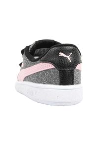 Puma - Skórzane Buty Dziecięce Smash V2. Kolor: różowy. Materiał: skóra. Sport: turystyka piesza