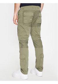 Aeronautica Militare Spodnie materiałowe 232PA1387CT1493 Zielony Regular Fit. Kolor: zielony. Materiał: materiał, bawełna #2