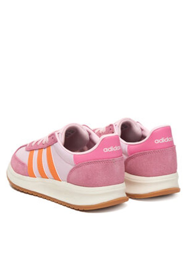 Adidas - adidas Sneakersy Run 70S 2.0 JR2425 Różowy. Kolor: różowy. Materiał: skóra, zamsz. Sport: bieganie