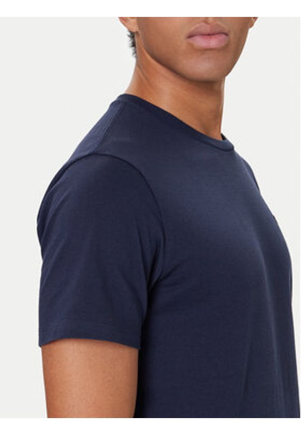 Levi's® T-Shirt The Original 56605-0017 Granatowy Regular Fit. Kolor: niebieski. Materiał: bawełna