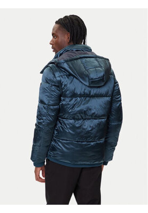 Guess Kurtka zimowa M5BL2L WGZF2 Niebieski Regular Fit. Kolor: niebieski. Materiał: syntetyk. Sezon: zima