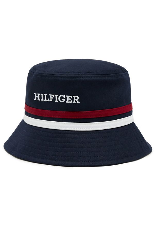 TOMMY HILFIGER - Tommy Hilfiger Bucket AU0AU01747 Granatowy. Kolor: niebieski. Materiał: materiał, bawełna