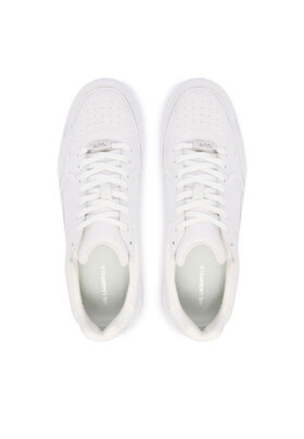 Karl Lagerfeld - KARL LAGERFELD Sneakersy KL53019 Biały. Kolor: biały. Materiał: skóra