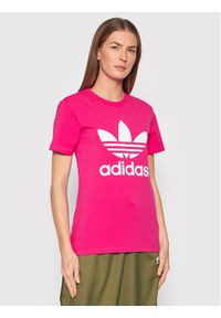 Adidas - adidas T-Shirt adicolor Classics Trefoil HG3785 Różowy Regular Fit. Kolor: różowy. Materiał: bawełna