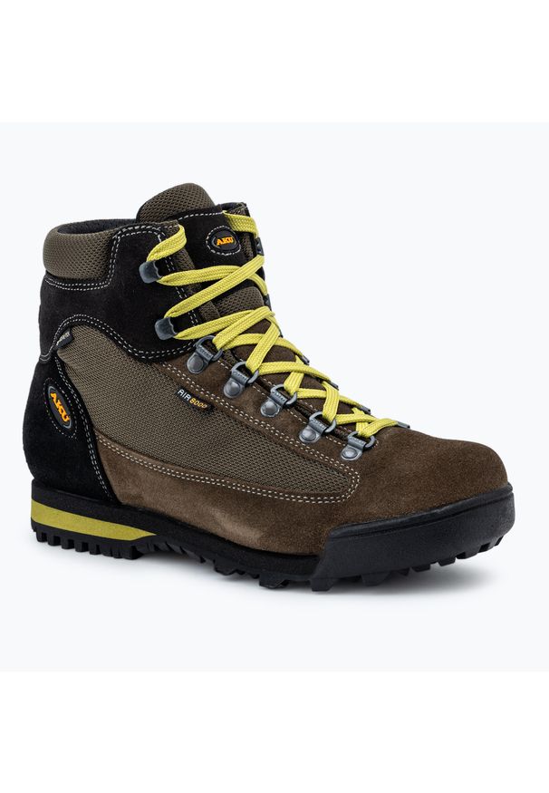 Aku - Buty turystyczne męskie AKU Slope Original GTX. Kolor: wielokolorowy, brązowy, czarny. Materiał: skóra, materiał. Szerokość cholewki: normalna