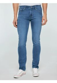 Big-Star - Jeansy męskie dopasowane niebieskie Terry 230. Stan: obniżony. Kolor: niebieski. Styl: vintage, klasyczny #1