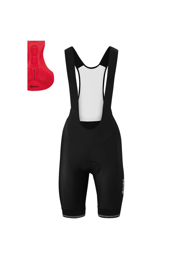 GONSO - Rajstopy na szelkach dla kobiet Gonso Sitivo. Kolor: niebieski, wielokolorowy, czarny. Sport: kolarstwo