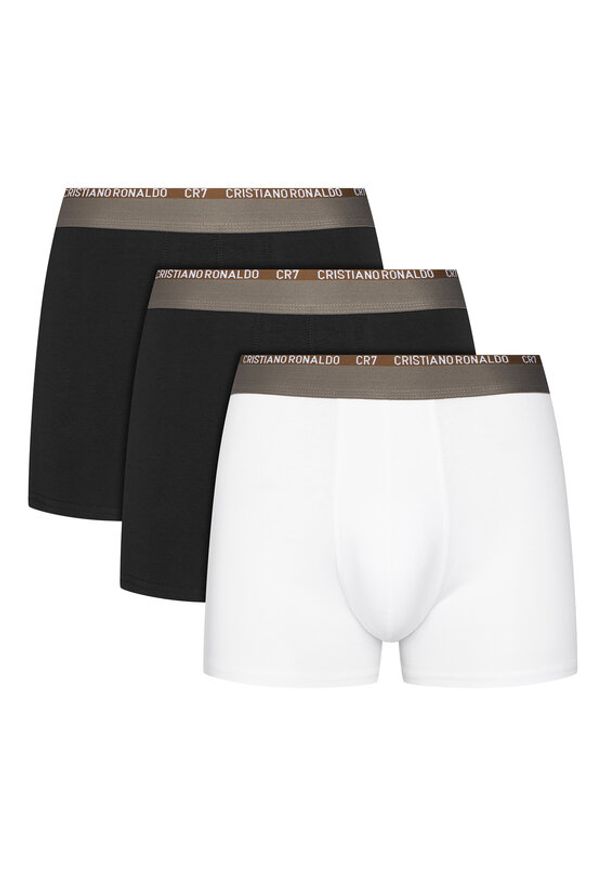 Cristiano Ronaldo CR7 Komplet bokserek 8100-49 Czarny. Kolor: czarny. Materiał: bawełna