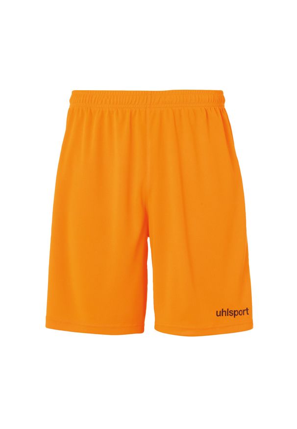 UHLSPORT - Szorty Uhlsport center basic. Kolor: czarny, wielokolorowy, pomarańczowy. Materiał: materiał. Sport: fitness