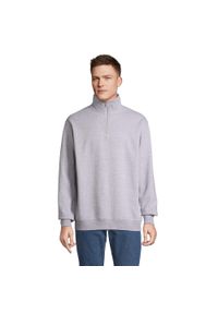 SOL'S - Bluza Rozpinana Unisex Dla Dorosłych Conrad Quarter Zip. Kolor: szary