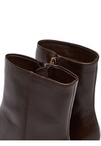 BALAGAN - Balagan Botki Vivian Brązowy. Kolor: brązowy. Materiał: skóra #4