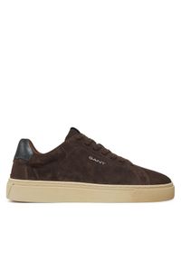 GANT - Gant Sneakersy 29633685 Brązowy. Kolor: brązowy. Materiał: skóra, zamsz