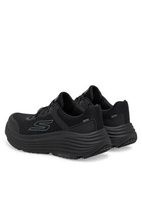 skechers - Skechers Buty do biegania Max Cushioning Endeavour 129470/BBK Czarny. Kolor: czarny. Materiał: materiał