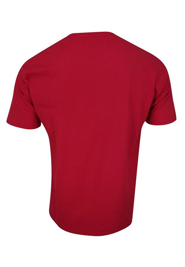 Czerwony t-shirt Kings casualowy, na co dzień, krótki