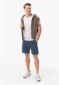 Volcano - Szorty dresowe M-RISSO. Materiał: dresówka. Długość: krótkie. Wzór: gładki, ze splotem. Sezon: lato. Styl: klasyczny, sportowy #1