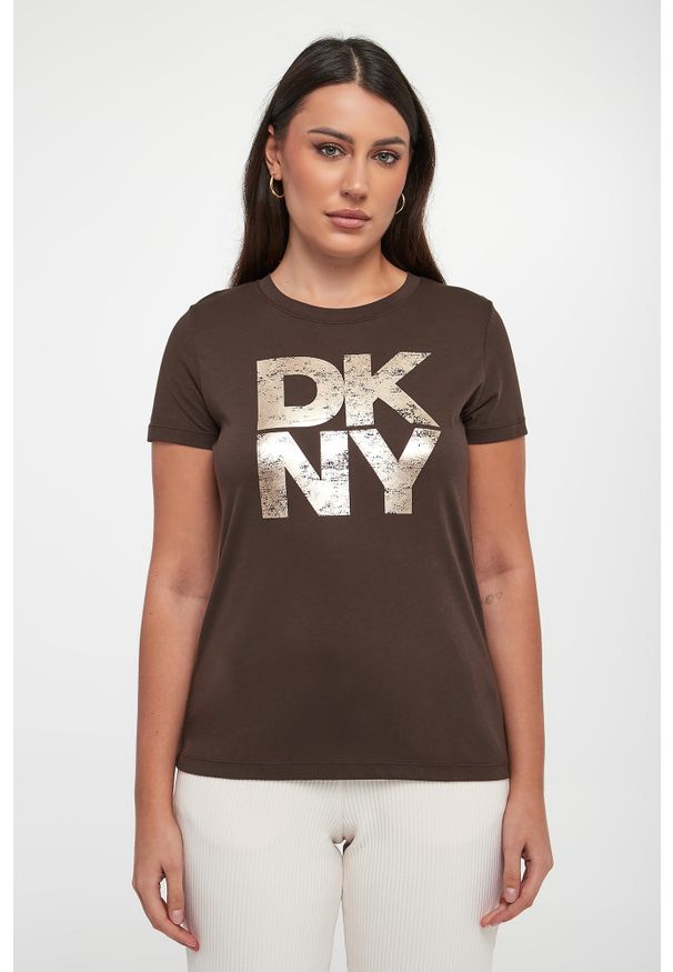 T-shirt damski DKNY