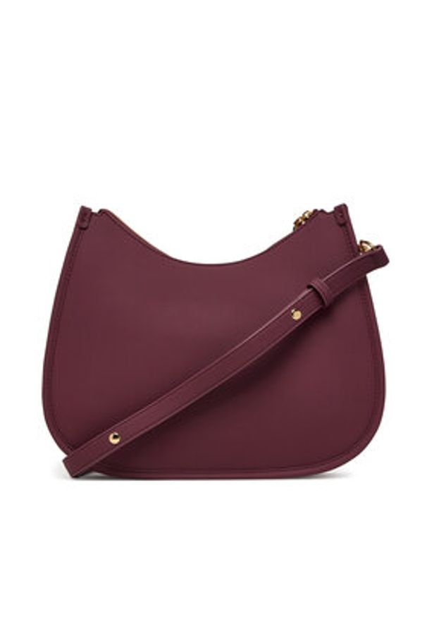 Love Moschino - LOVE MOSCHINO Torebka JC4021PP1NKD0552 Bordowy. Kolor: czerwony. Materiał: skórzane