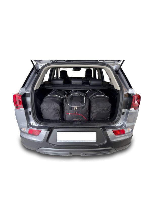 KJUST - Torby Do Bagażnika Ssangyong Korando 2019+ 4Szt Kjust. Kolor: czarny. Styl: sportowy