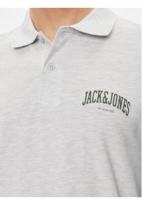 Jack & Jones - Jack&Jones Polo Josh 12247387 Biały Standard Fit. Typ kołnierza: polo. Kolor: biały. Materiał: bawełna