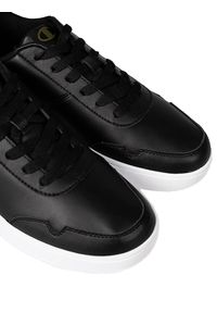 Champion Sneakersy "Classic Match" | S21794 | Classic Match | Mężczyzna | Czarny. Nosek buta: okrągły. Kolor: czarny. Materiał: skóra. Wzór: moro, aplikacja