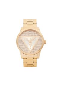 Guess Zegarek Badge GW0915G1 Złoty. Kolor: złoty