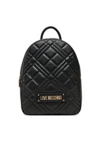 Love Moschino - LOVE MOSCHINO Plecak JC4154PP1MLA0000 Czarny. Kolor: czarny. Materiał: skóra