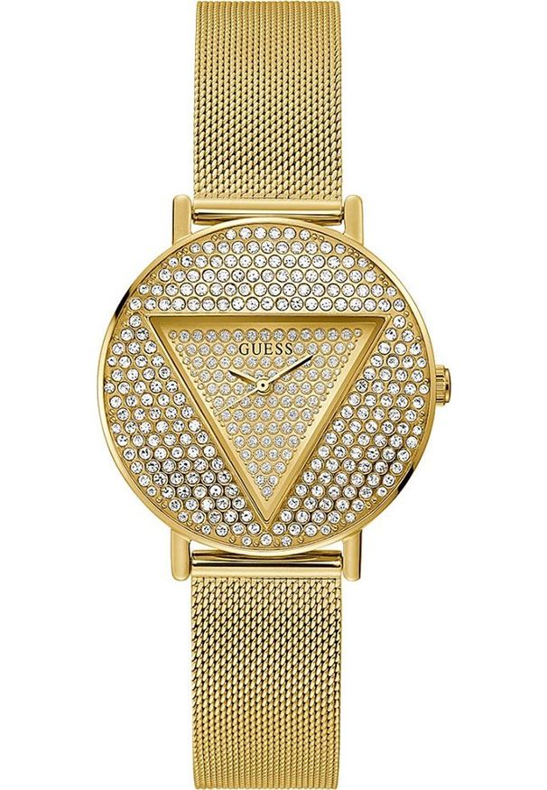 Zegarek Guess Zegarek damski Guess GW0477L2 CYRKONIE złoty. Kolor: złoty