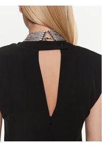 Kontatto Sukienka koktajlowa NO1006 Czarny Slim Fit. Kolor: czarny. Materiał: syntetyk. Styl: wizytowy #4