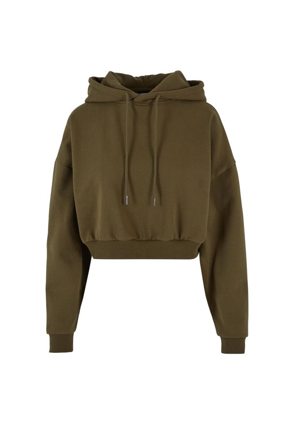 Bluza damska z kapturem Urban Classics. Typ kołnierza: kaptur. Kolor: zielony