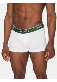 Lacoste Komplet 3 par bokserek 5H1300 Biały. Kolor: biały. Materiał: bawełna