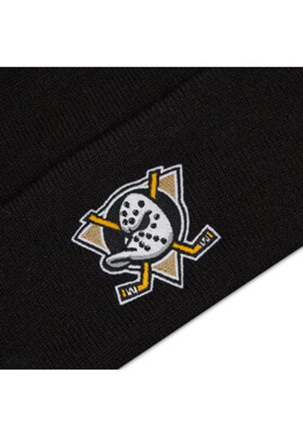 47 Brand Czapka Nhl Anahein Ducks Haymaker '47 Cuff Knit H-HYMKR25ACE-BKC Czarny. Kolor: czarny. Materiał: materiał
