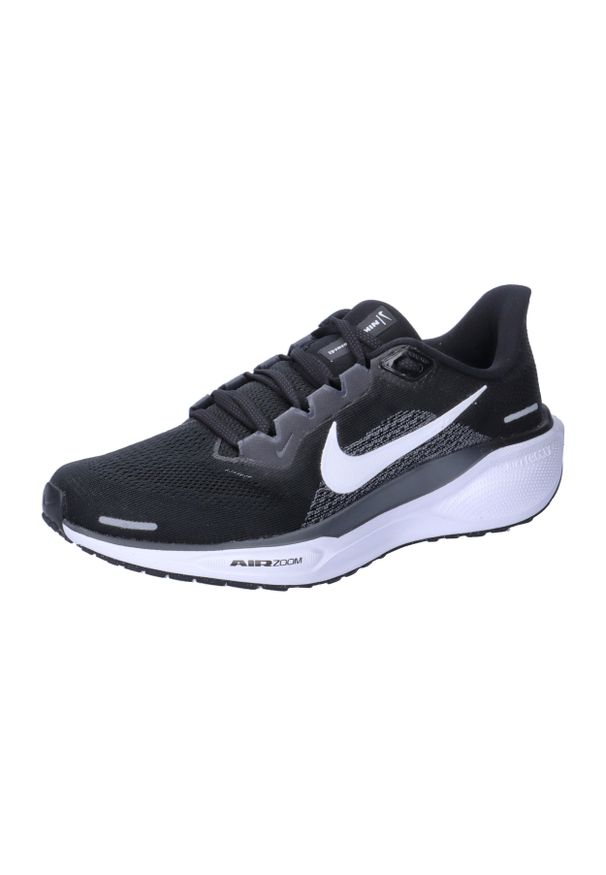 Buty do chodzenia dla dzieci Nike 002 Pegasus 41. Zapięcie: sznurówki. Kolor: czarny. Materiał: materiał, syntetyk, tkanina. Szerokość cholewki: normalna. Model: Nike Zoom. Sport: turystyka piesza