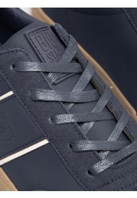 Big-Star - Sneakersy męskie sportowe ze skóry ekologicznej granatowe SS174079 403. Kolor: niebieski. Materiał: skóra ekologiczna. Szerokość cholewki: normalna #5
