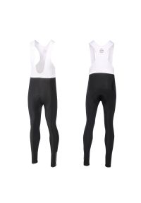 MADANI - Spodnie rowerowe unisex madani Black Heron. Kolor: biały, wielokolorowy, czarny