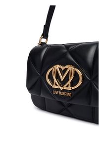 Love Moschino - LOVE MOSCHINO Torebka JC4031PP1PLC0000 Czarny. Kolor: czarny. Materiał: skórzane #6
