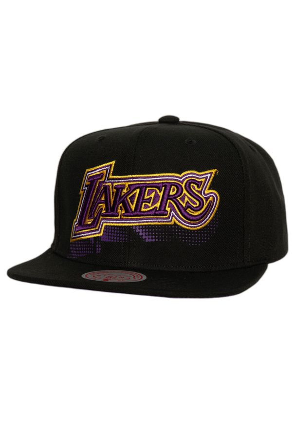 Czapka typu snapback Mitchell & Ness Big Face 7.0 Los Angeles Lakers. Kolor: czarny