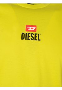 Diesel T-Shirt "T-Just" | A11184-RGRAI-5JE | Mężczyzna | Żółty. Okazja: na co dzień. Kolor: żółty. Materiał: bawełna. Wzór: nadruk. Styl: casual, klasyczny, elegancki #5