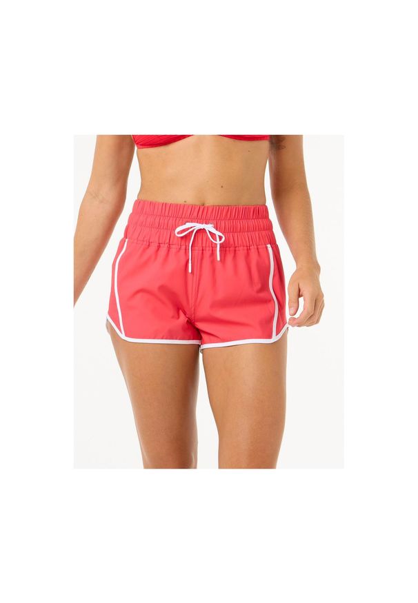 Spodenki surfingowe damskie Rip Curl High Waist Retro Volley 3" Czerwony. Stan: podwyższony. Kolor: czerwony