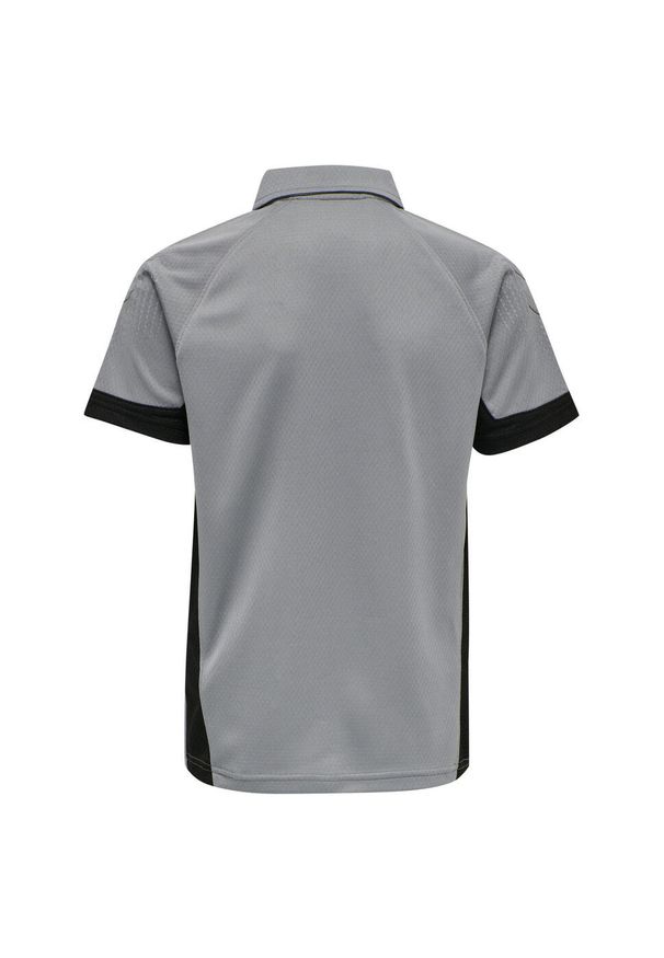 Dziecięca koszulka polo Hummel hmlLEAD functional. Typ kołnierza: polo. Kolor: szary. Styl: młodzieżowy