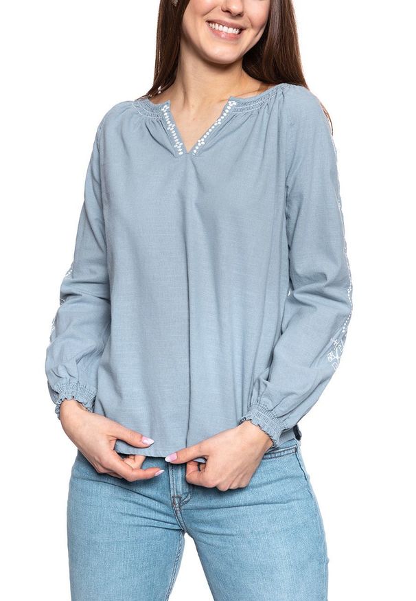 Mustang - DAMSKA BLUZKA MUSTANG Edda V Embroidery 1008923 5084