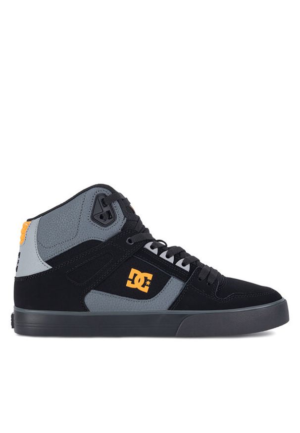 DC Shoes Sneakersy PURE HIGH-TOP WC ADYS400043-XKNS Czarny. Kolor: czarny. Materiał: skóra
