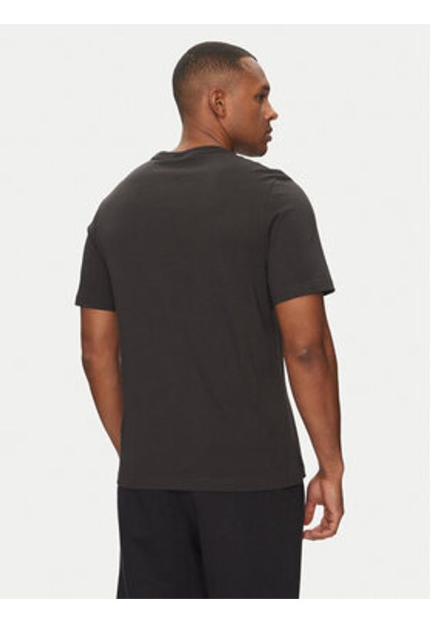 Reebok T-Shirt 100218839 Czarny Regular Fit. Kolor: czarny. Materiał: bawełna