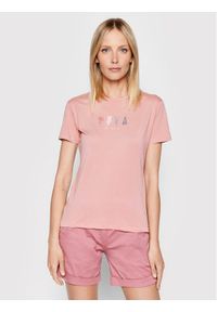Dare2B Koszulka techniczna Unwind DWT589 Różowy Regular Fit. Kolor: różowy. Materiał: syntetyk, lyocell #1