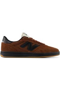 Buty męskie New Balance Numeric NM440TNT – brązowe. Kolor: brązowy. Materiał: guma, skóra, dresówka, materiał, syntetyk. Szerokość cholewki: normalna. Sport: skateboard