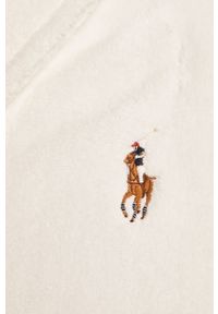 Polo Ralph Lauren - Szlafrok. Typ kołnierza: polo. Kolor: biały. Materiał: bawełna, materiał. Wzór: gładki #3