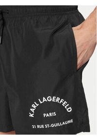 Karl Lagerfeld - KARL LAGERFELD Szorty kąpielowe A1M46054 Czarny Regular Fit. Kolor: czarny. Materiał: syntetyk #5