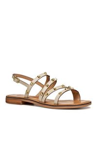Geox Sandały D Maddalusiac D65YMH 0001J C1122 Écru. Kolor: kremowy. Materiał: skóra #4