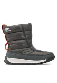 sorel - Sorel Śniegowce Youth Whitney™ II Puffy Mid Wp NY3873-054 Szary. Kolor: szary. Materiał: materiał #1