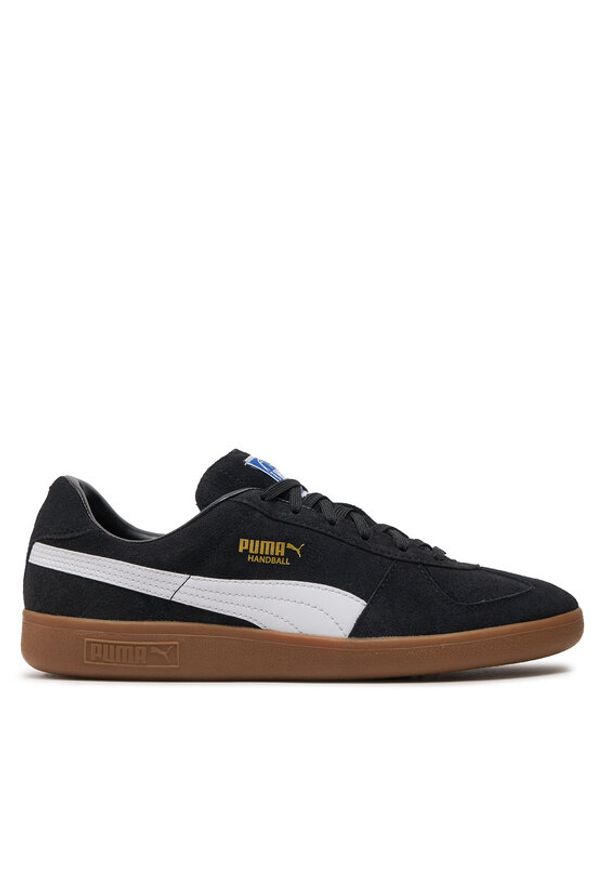 Puma Sneakersy Handball 106695-02 Czarny. Kolor: czarny. Materiał: zamsz, skóra. Sport: piłka ręczna